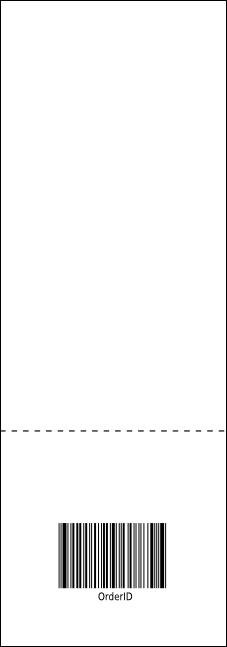 Leukemia Raffle Ticket Product Back