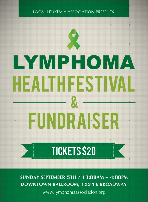 Lymphoma Invitation Product Front