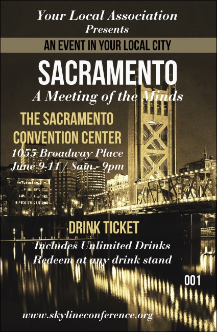 Sacramento Drink Ticket