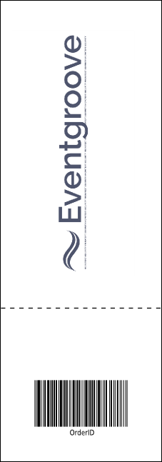 German Flag Event Ticket Product Back