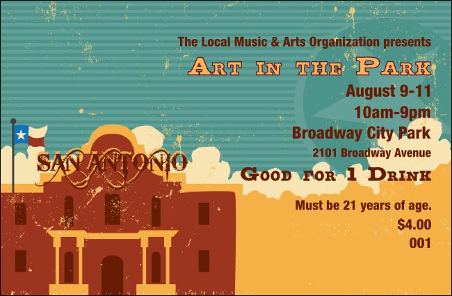 San Antonio Drink Ticket