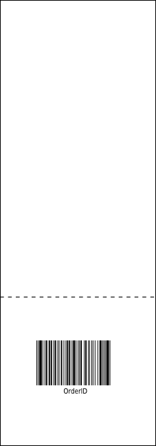 Postcard Raffle Ticket Product Back