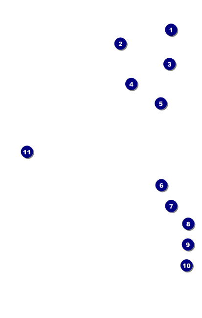 Red and Silver VIP Event Badge Medium Front Field Markers