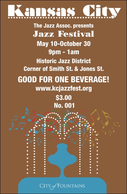 Kansas City Drink Ticket