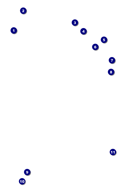 Toronto Drink Ticket (Black) Front Field Markers
