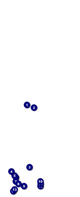 Cherry Blossom Table Tent Front Field Markers