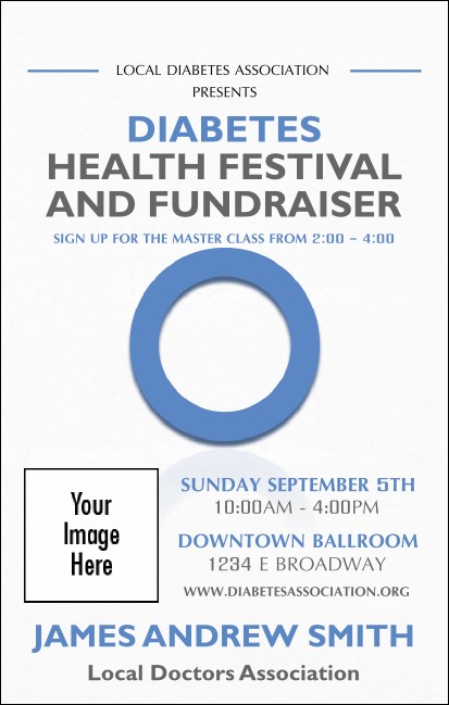 Diabetes VIP Event Badge Medium Product Front