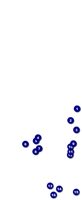 Egyptian Table Tent Front Field Markers