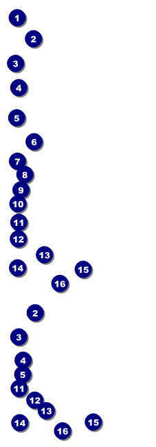 Alternative Music Reserved Event Ticket Front Field Markers