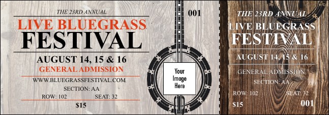 Banjo Reserved Event Ticket Product Front