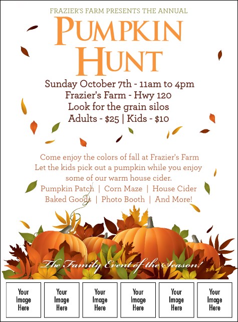 Pumpkin Patch Logo Flyer Product Front