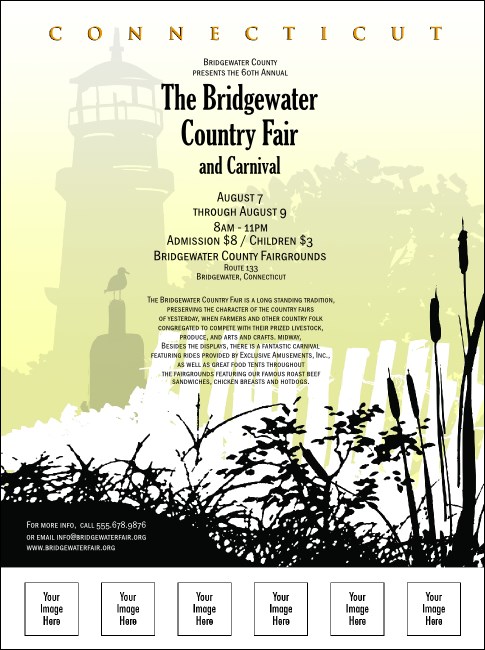 Connecticut Flyer with Image Upload