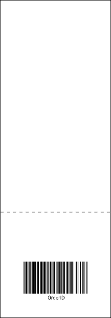 Police Caution Reserved Event Ticket Product Back