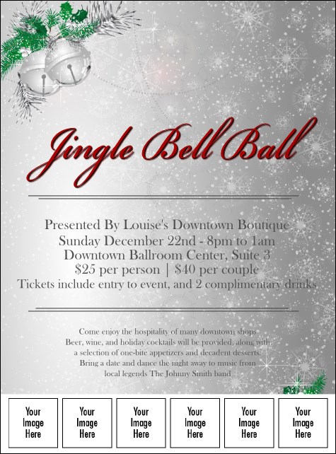 Jingle Bells Logo Flyer Product Front