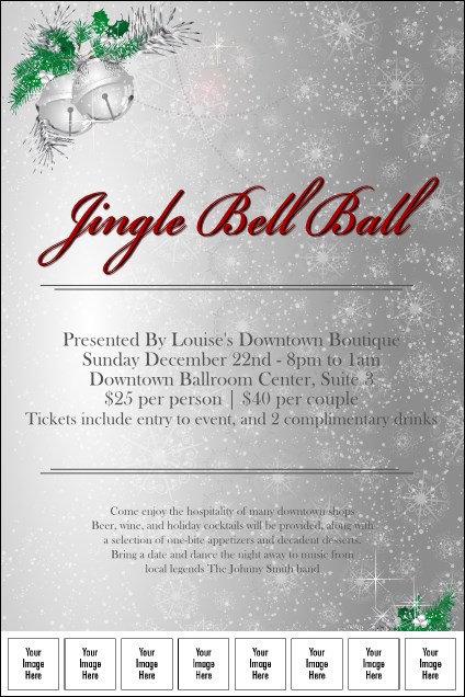 Jingle Bells Logo Poster Product Front