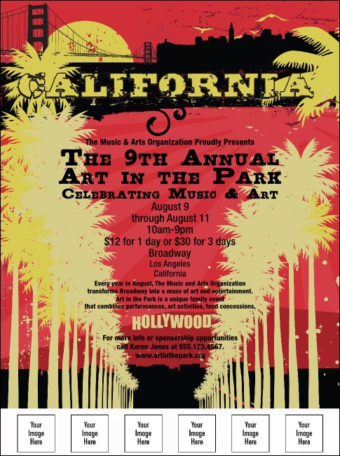 Califorina Flyer (Pink and Yellow)