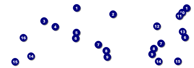 Christmas Ornament Blue Reserved Event Ticket Front Field Markers