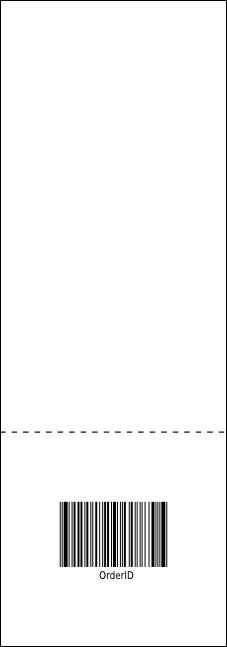 Fall Simple Raffle Ticket Product Back
