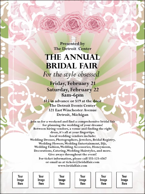 Bridal Fair Flyer Product Front