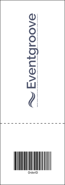 Abstract Lights Event Ticket Product Back