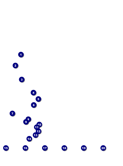 Valentine Heart Logo Flyer Front Field Markers