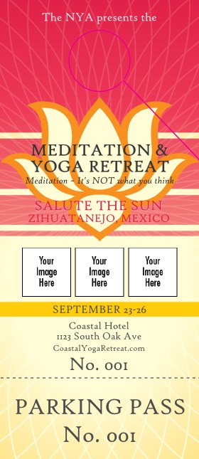 Lotus Flower Hang Tag