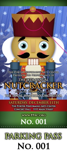 Nutcracker Hang Tag