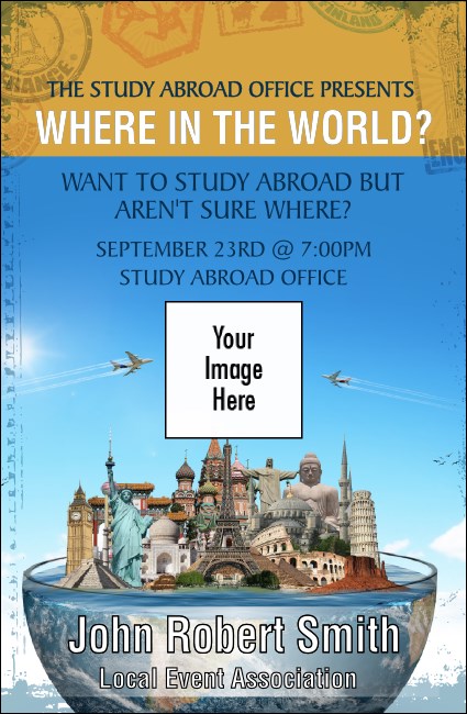 World Travel VIP Event Badge Small Product Front