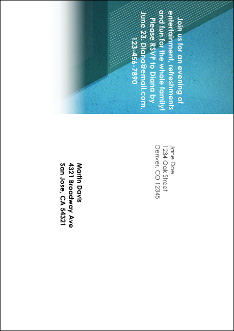 All Purpose Clouds Postcard Mailer Product Back