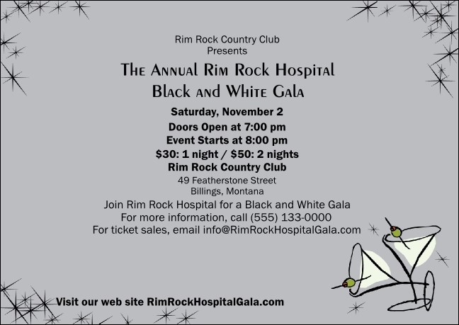 Gala Postcard Mailer Product Front