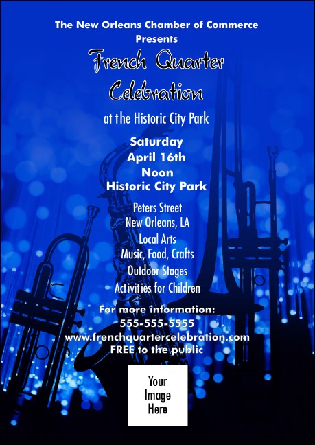 Jazz Concert Postcard Mailer Product Front