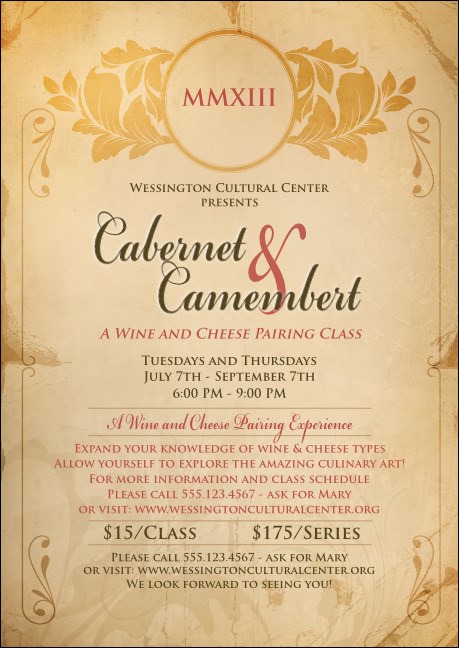 Year Parchment Postcard Mailer Product Front