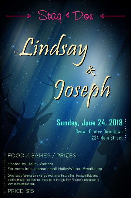 Stag and Doe Poster Product Front