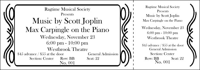 Reserved All Purpose General Admission Ticket 006 Product Front