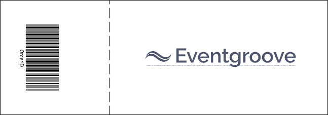 Orange Ribbon Raffle Ticket Product Back