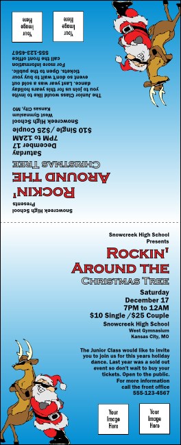 Cool Christmas Table Tent Product Front