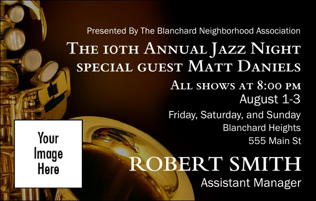 Jazz VIP Event Badge Medium (REPLACED)