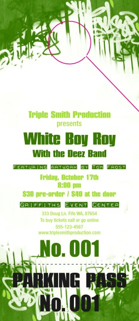 Hip Hop Green Hang Tag Product Front