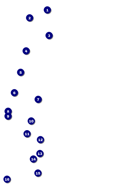 All Purpose Geometric Postcard Mailer Front Field Markers