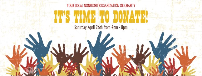 Fundraising Hands Facebook Cover