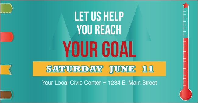 Fundraising Thermometer Facebook Ad