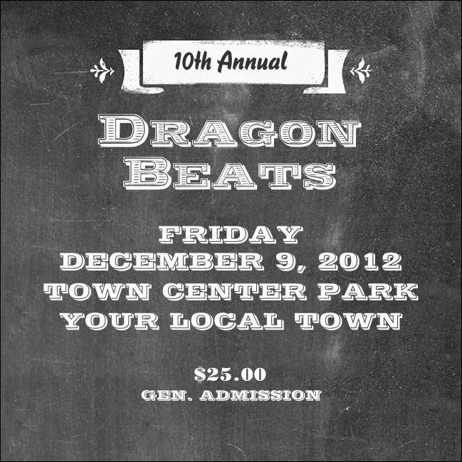 Retro Chalkboard Instagram Post