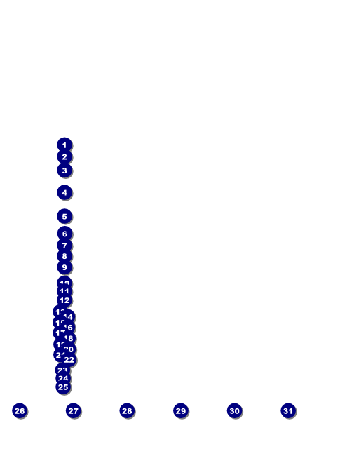 San Francisco BW Flyer Front Field Markers