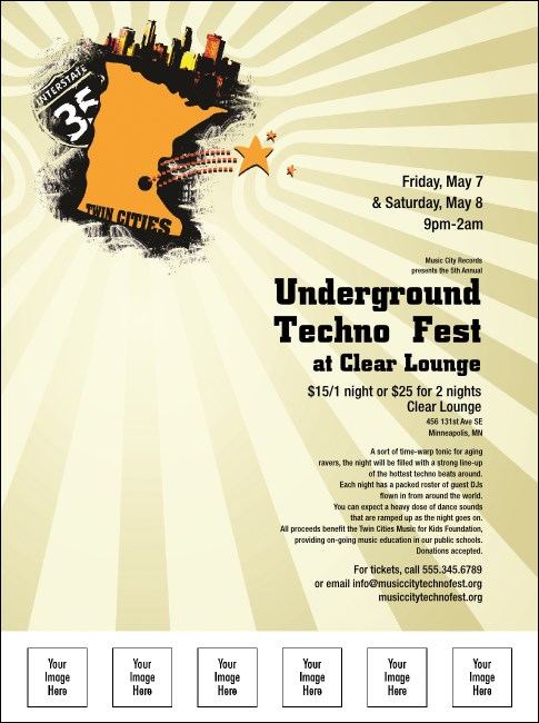 Twin Cities Flyer with Image Upload