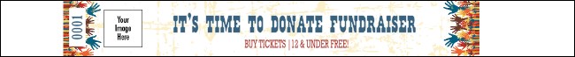 Fundraising Hands  Premium Synthetic Wristband Product Front