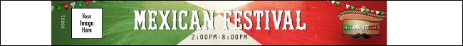 Mexican Fiesta Premium Synthetic Wristband