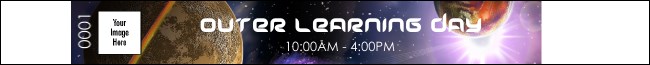 Outer Space Premium Synthetic Wristband Product Front