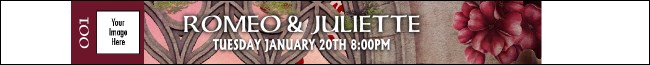 Romeo and Juliet Premium Synthetic Wristband Product Front