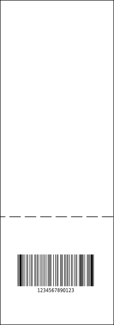 All Purpose Clouds QR Event Ticket Product Back