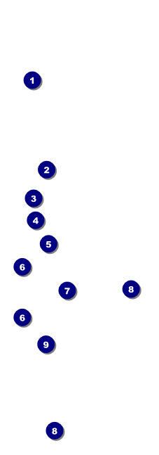 Classic Black Pinstripe QR Event Ticket Front Field Markers